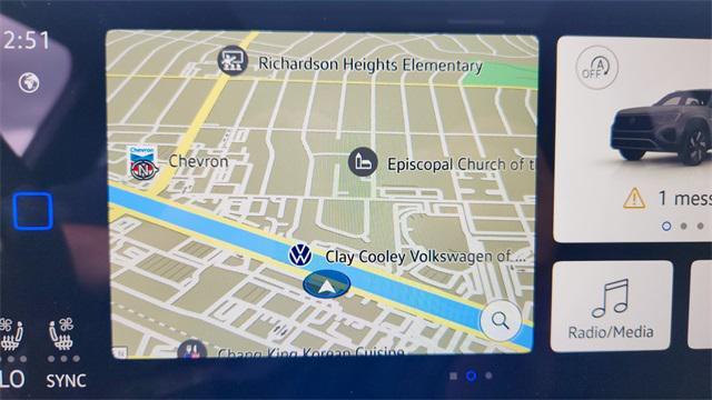 new 2025 Volkswagen Atlas Cross Sport car, priced at $50,935