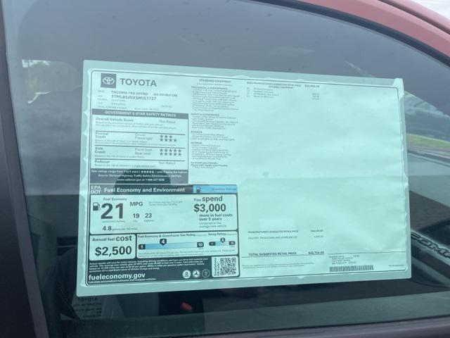 new 2025 Toyota Tacoma car, priced at $43,364