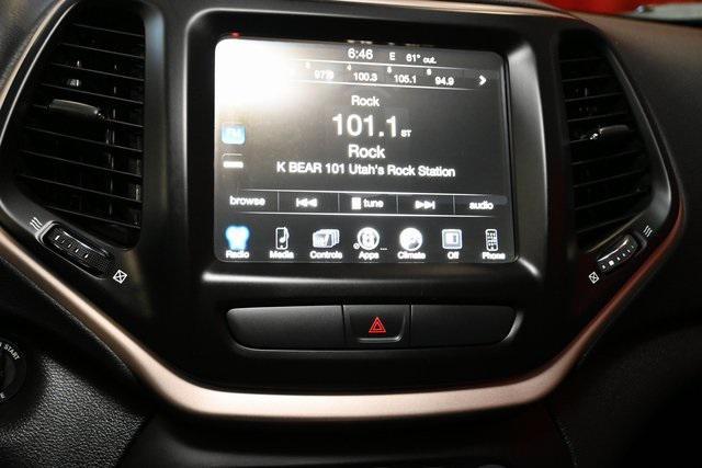 used 2017 Jeep Cherokee car, priced at $15,520