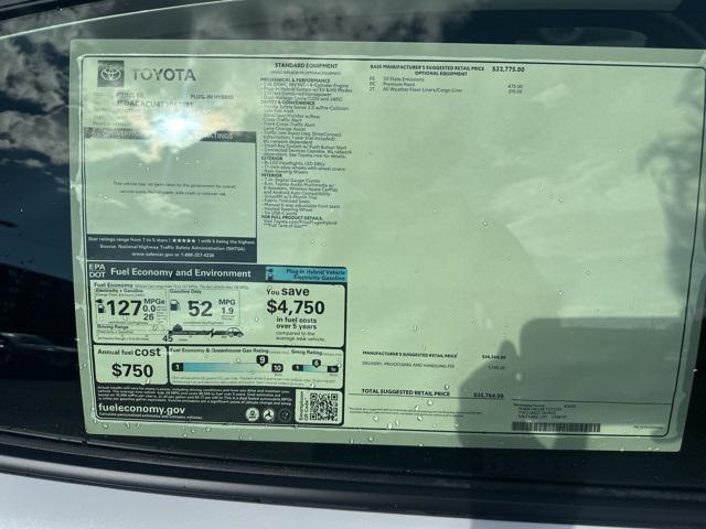 new 2026 Toyota Prius Plug-In Hybrid car, priced at $35,098