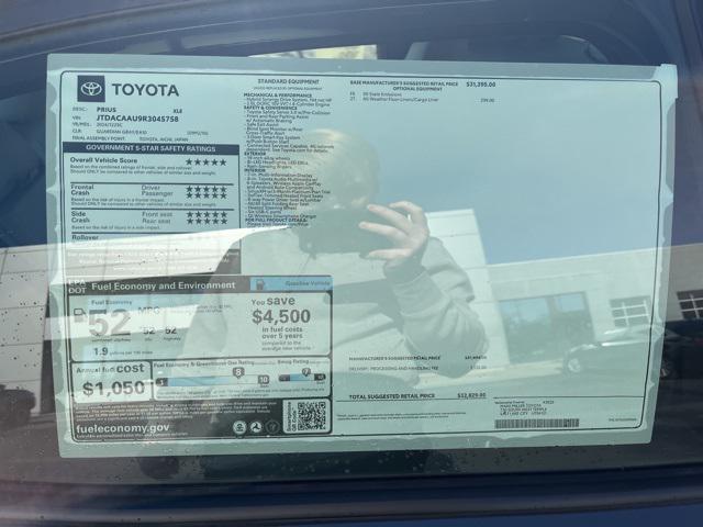 new 2024 Toyota Prius car, priced at $32,829