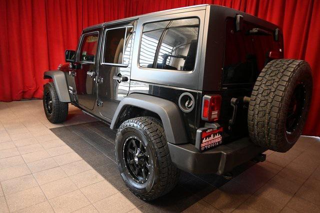 used 2017 Jeep Wrangler Unlimited car, priced at $18,592