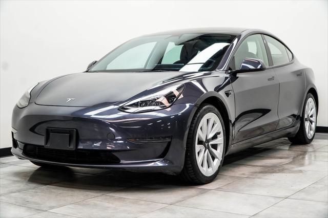 used 2022 Tesla Model 3 car, priced at $21,890