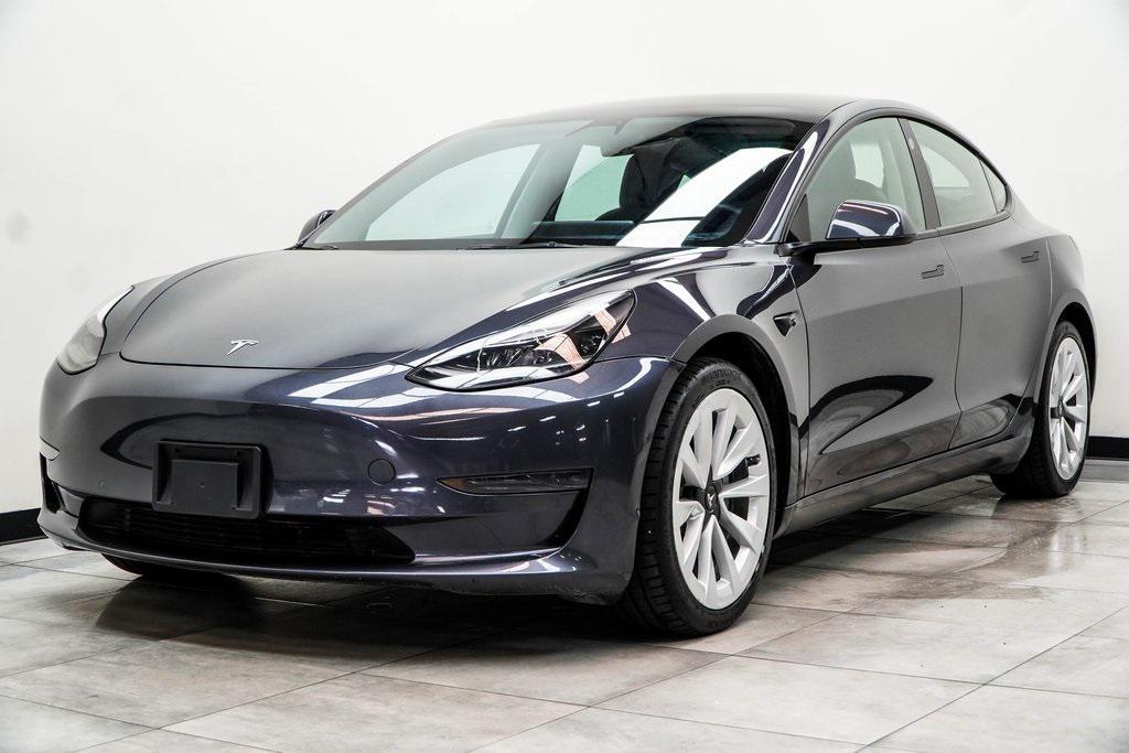 used 2022 Tesla Model 3 car, priced at $19,345