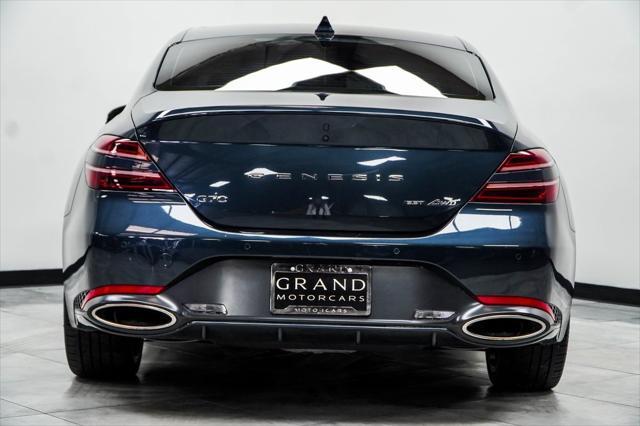used 2022 Genesis G70 car, priced at $29,000