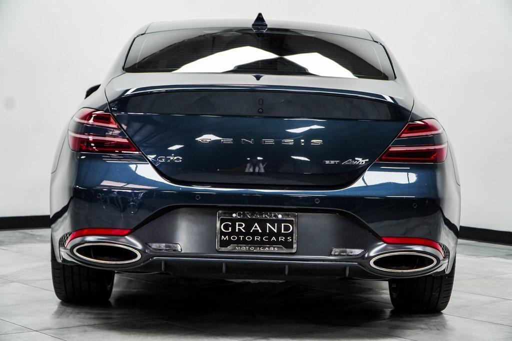 used 2022 Genesis G70 car, priced at $28,000