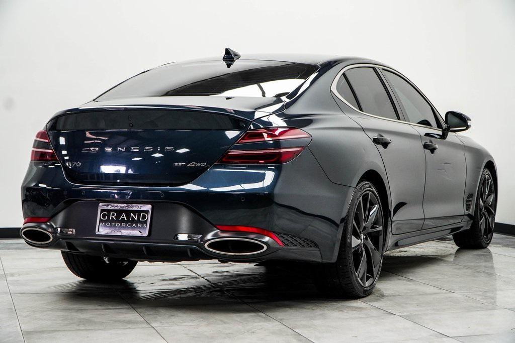 used 2022 Genesis G70 car, priced at $28,000
