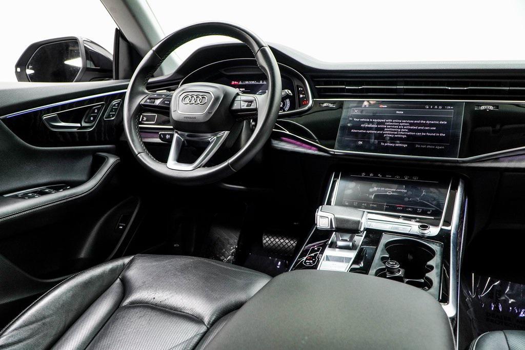 used 2023 Audi Q8 car, priced at $47,000