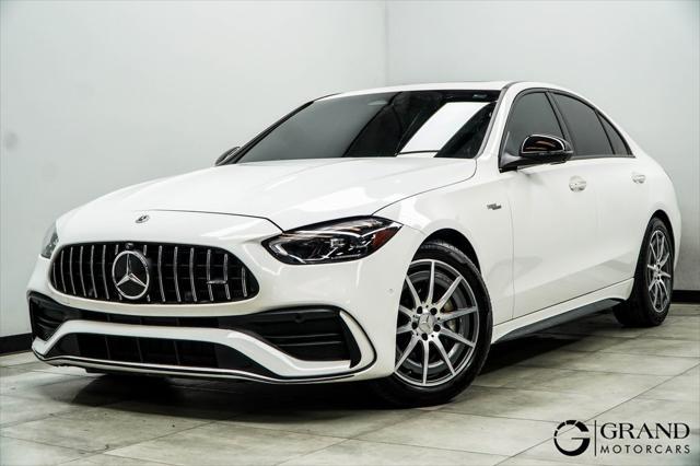 used 2023 Mercedes-Benz AMG C 43 car, priced at $46,699