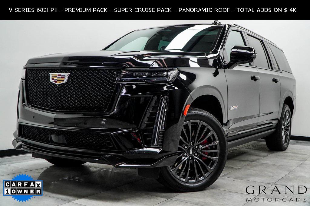 used 2023 Cadillac Escalade ESV car, priced at $105,000