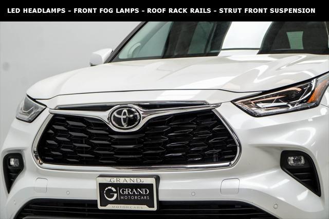 used 2022 Toyota Highlander car, priced at $38,350