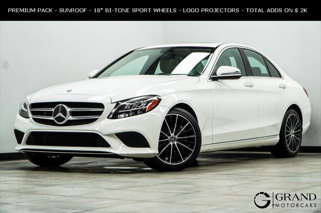 used 2021 Mercedes-Benz C-Class car, priced at $25,423