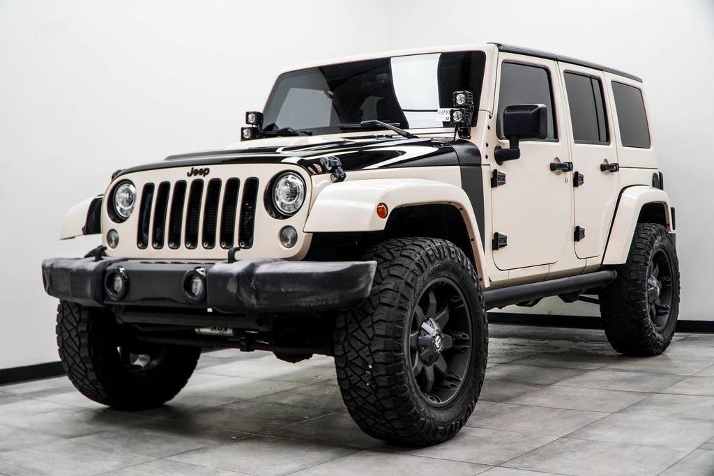 used 2017 Jeep Wrangler Unlimited car, priced at $18,499