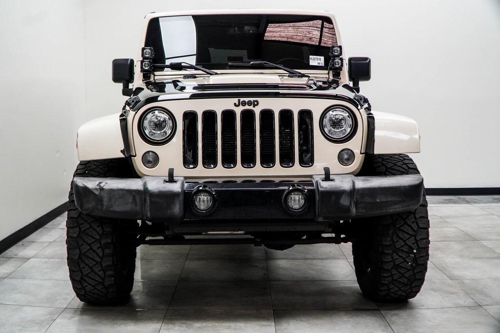 used 2017 Jeep Wrangler Unlimited car, priced at $18,499