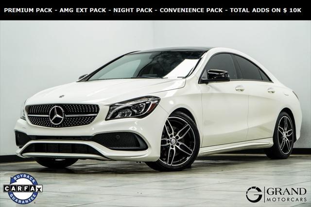 used 2018 Mercedes-Benz CLA 250 car, priced at $21,890