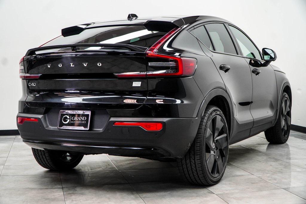 used 2023 Volvo C40 Recharge Pure Electric car, priced at $28,490