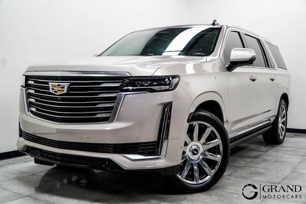 used 2021 Cadillac Escalade ESV car, priced at $63,400