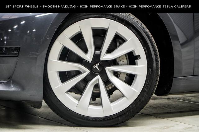 used 2022 Tesla Model 3 car, priced at $19,950