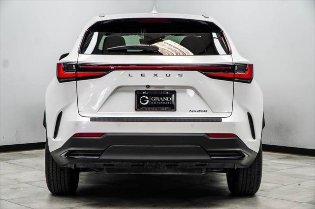 used 2022 Lexus NX 250 car, priced at $35,998