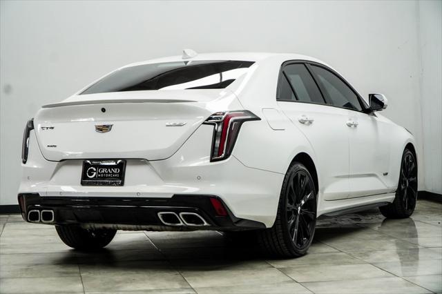 used 2022 Cadillac CT4-V car, priced at $40,775