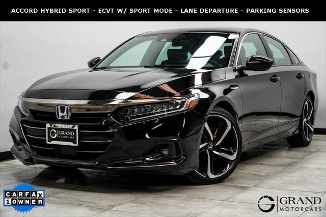 used 2022 Honda Accord Hybrid car, priced at $26,500