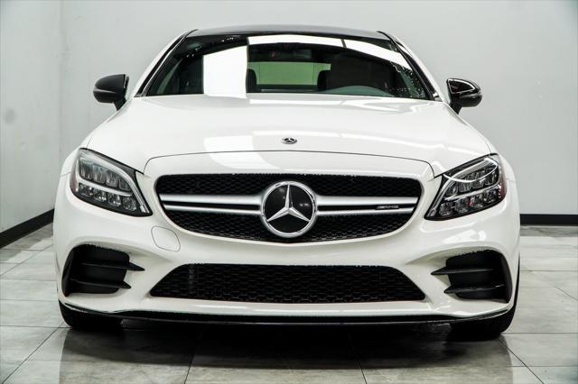 used 2021 Mercedes-Benz AMG C 43 car, priced at $40,500