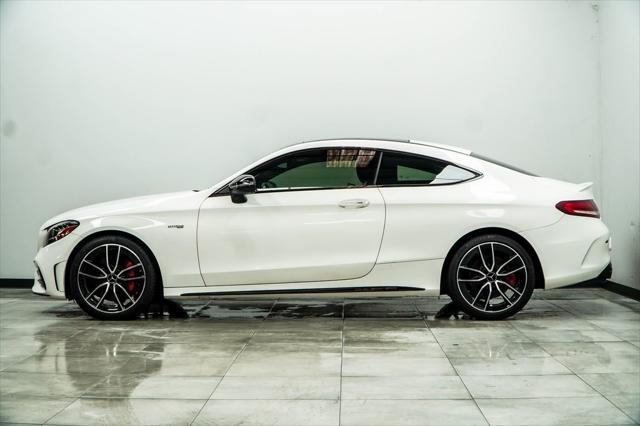 used 2021 Mercedes-Benz AMG C 43 car, priced at $40,500