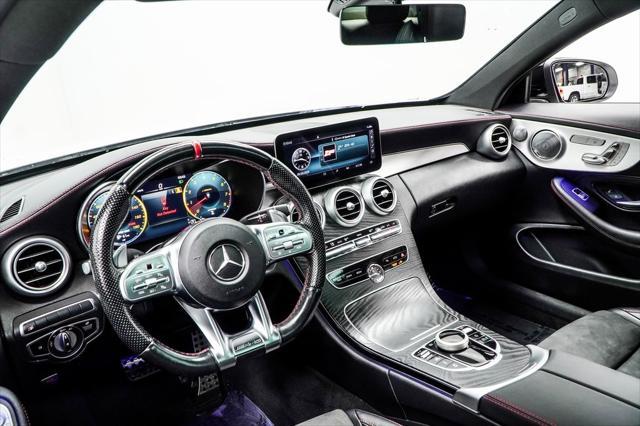 used 2021 Mercedes-Benz AMG C 43 car, priced at $40,500