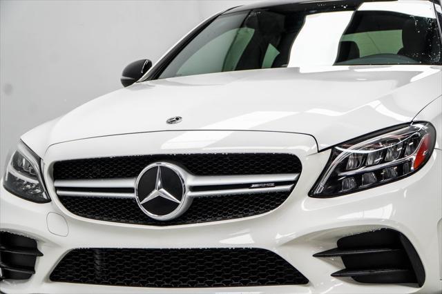 used 2021 Mercedes-Benz AMG C 43 car, priced at $40,500