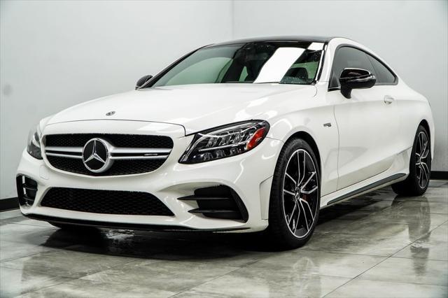 used 2021 Mercedes-Benz AMG C 43 car, priced at $40,500