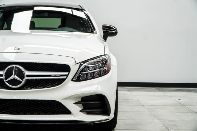 used 2021 Mercedes-Benz AMG C 43 car, priced at $40,500