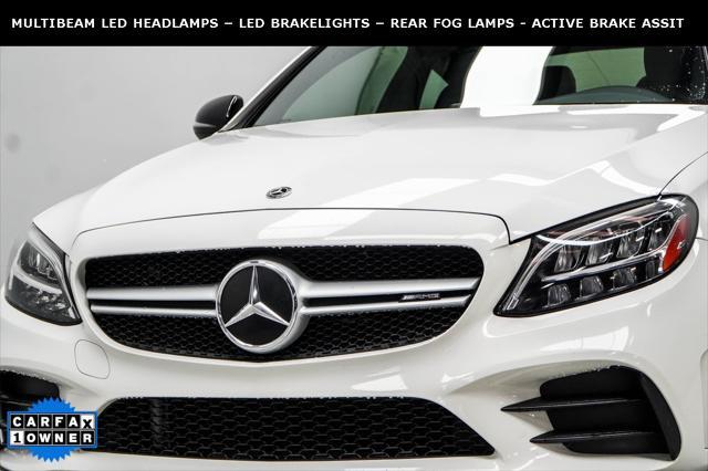 used 2021 Mercedes-Benz AMG C 43 car, priced at $40,500