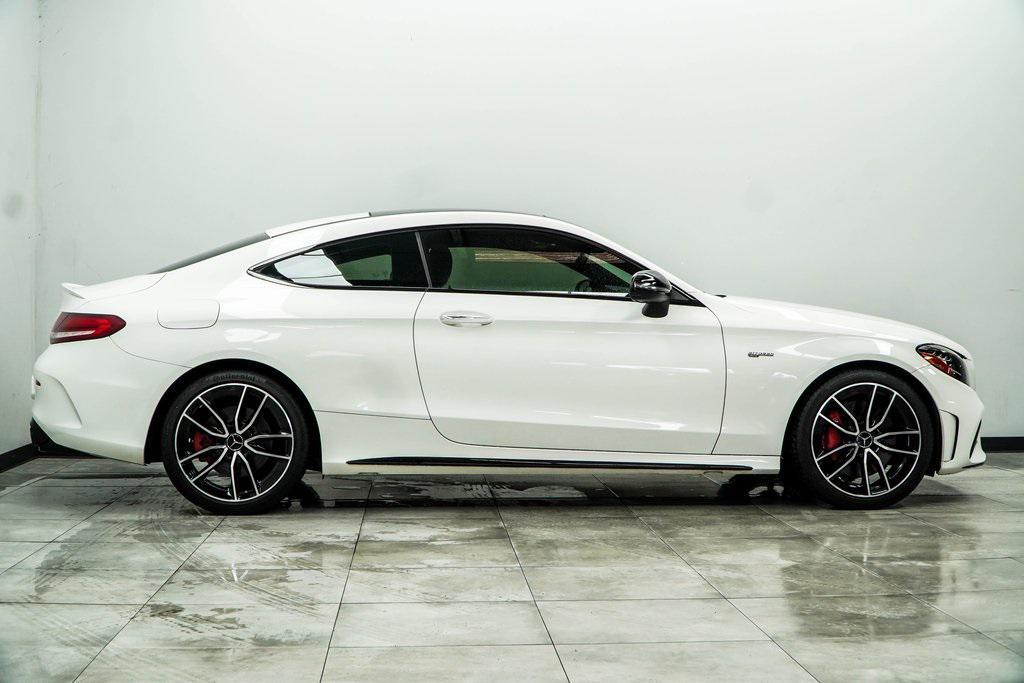 used 2021 Mercedes-Benz AMG C 43 car, priced at $34,990