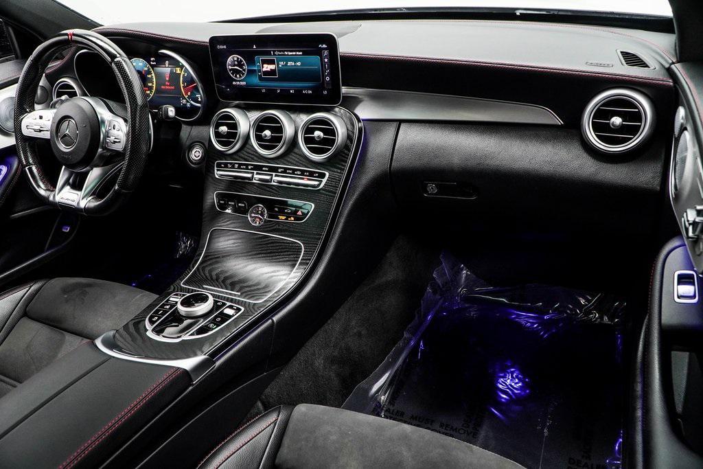 used 2021 Mercedes-Benz AMG C 43 car, priced at $34,990