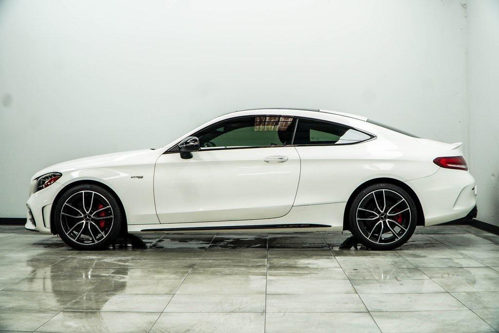 used 2021 Mercedes-Benz AMG C 43 car, priced at $34,990