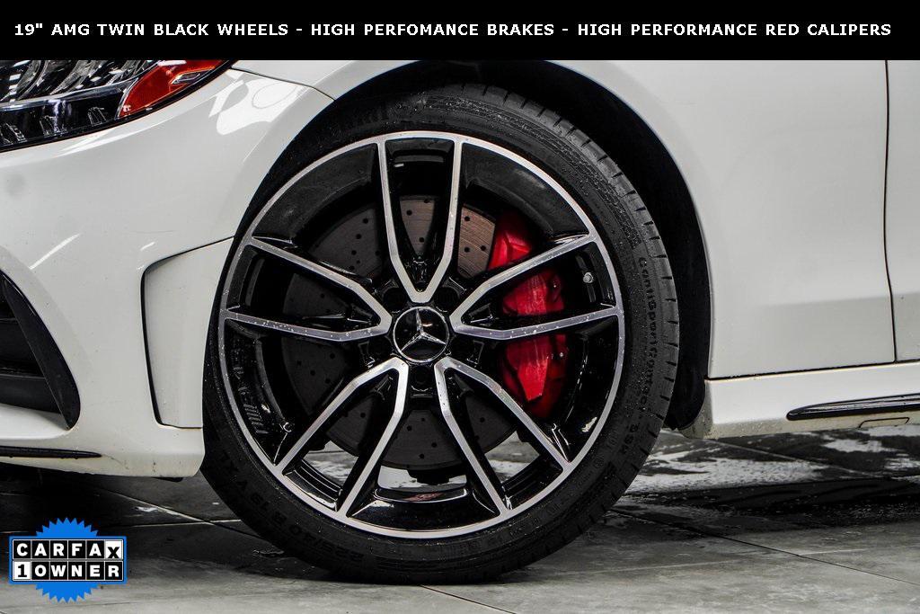 used 2021 Mercedes-Benz AMG C 43 car, priced at $34,990