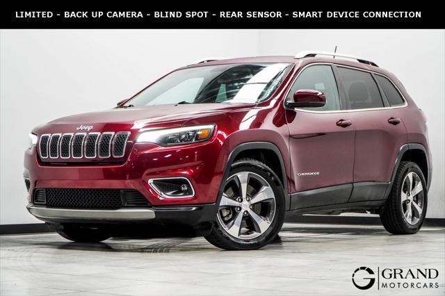 used 2019 Jeep Cherokee car, priced at $17,452