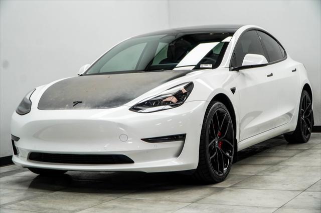 used 2022 Tesla Model 3 car, priced at $28,996