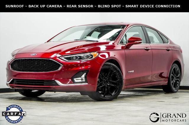 used 2019 Ford Fusion Hybrid car, priced at $19,446