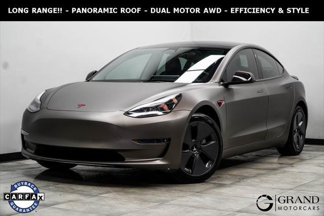 used 2022 Tesla Model 3 car, priced at $27,995