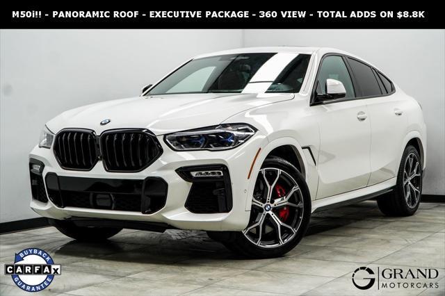 used 2021 BMW X6 car, priced at $51,301