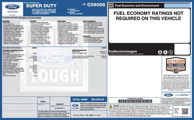 used 2020 Ford F-250 car, priced at $57,500