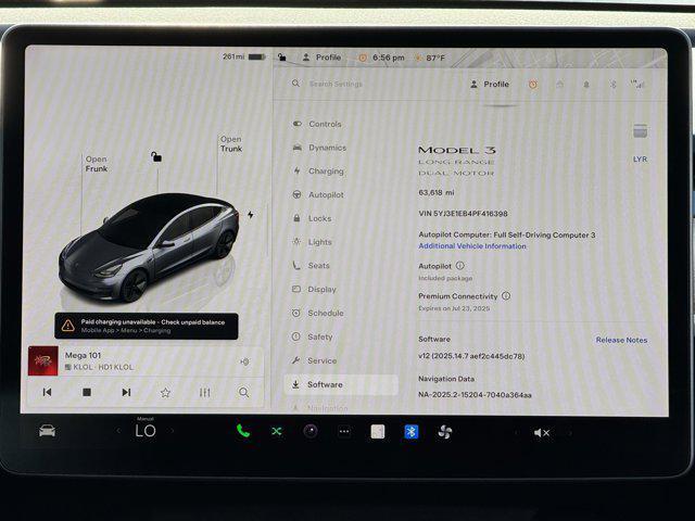 used 2023 Tesla Model 3 car, priced at $25,600