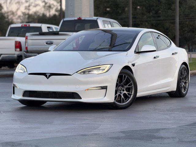 used 2021 Tesla Model S car, priced at $50,000