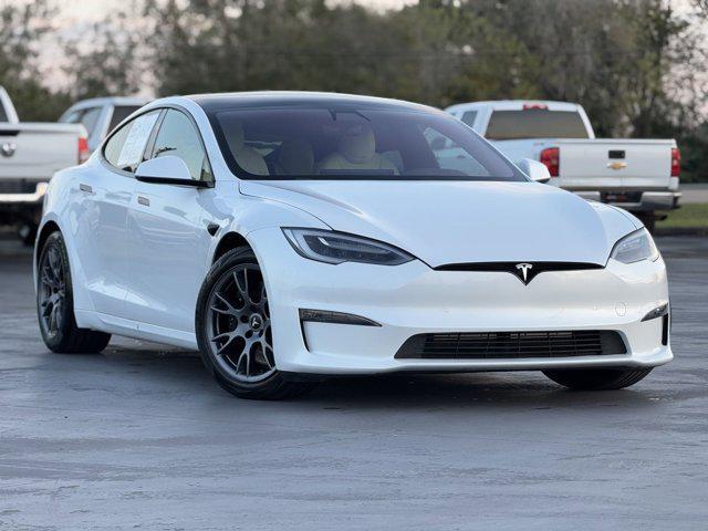 used 2021 Tesla Model S car, priced at $50,000