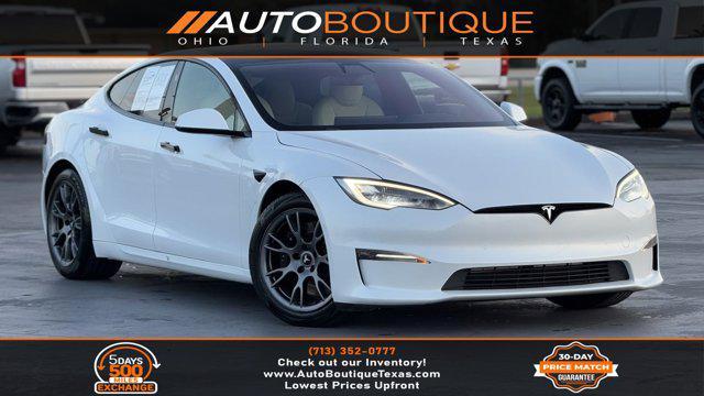 used 2021 Tesla Model S car, priced at $50,000