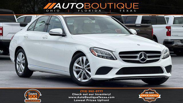 used 2019 Mercedes-Benz C-Class car, priced at $20,500