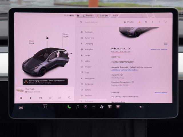 used 2022 Tesla Model Y car, priced at $31,500