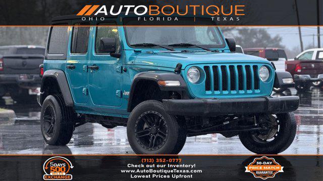 used 2020 Jeep Wrangler Unlimited car, priced at $24,500