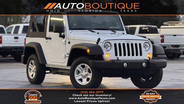 used 2018 Jeep Wrangler JK car, priced at $21,500